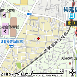 兵庫県川西市美園町9-17周辺の地図