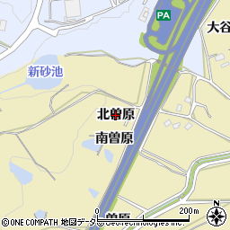愛知県武豊町（知多郡）冨貴（北曽原）周辺の地図