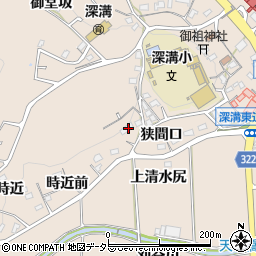 愛知県額田郡幸田町深溝時近前2周辺の地図