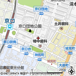 兵庫県姫路市城東町京口台119周辺の地図