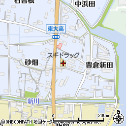 スギドラッグ武豊南店周辺の地図