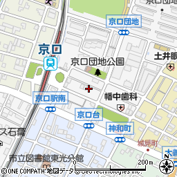 兵庫県姫路市城東町京口台80周辺の地図