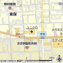 ユニクロ太子店周辺の地図