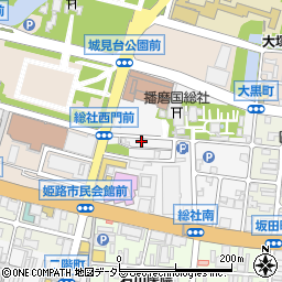 兵庫県姫路市総社本町144周辺の地図