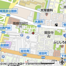 兵庫県姫路市総社本町189周辺の地図
