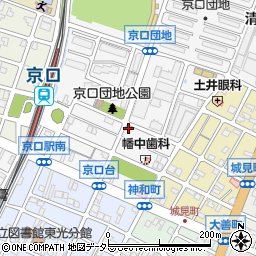 兵庫県姫路市城東町京口台116周辺の地図