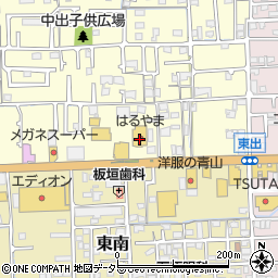 紳士服はるやま姫路太子店周辺の地図