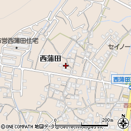兵庫県姫路市広畑区西蒲田257周辺の地図