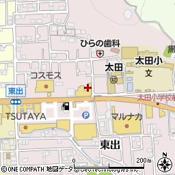 兵庫県揖保郡太子町東出周辺の地図