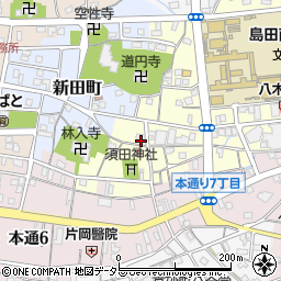 静岡県島田市祇園町8631周辺の地図