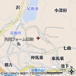 愛知県額田郡幸田町深溝西馬乗周辺の地図
