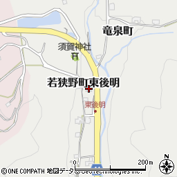 兵庫県相生市若狭野町東後明78周辺の地図