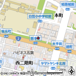 兵庫県姫路市本町26周辺の地図