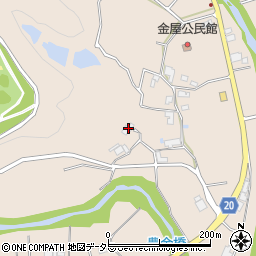 兵庫県三木市細川町金屋539周辺の地図
