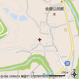 兵庫県三木市細川町金屋536周辺の地図