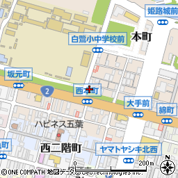 兵庫県姫路市本町28周辺の地図