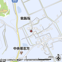 兵庫県加古川市志方町東飯坂261周辺の地図