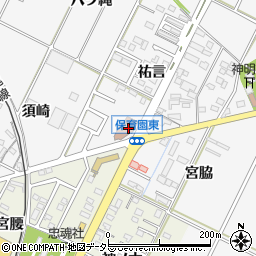 吉良町郵便局 ＡＴＭ周辺の地図