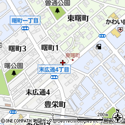 ヨシダ靴豊川店周辺の地図