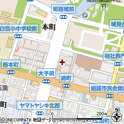 姫路市立　好古園双樹庵周辺の地図
