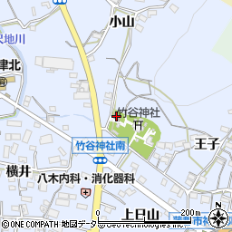 王子公民館周辺の地図