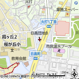 兵庫県川西市日高町8-1周辺の地図