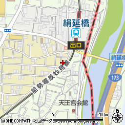 兵庫県川西市美園町15-9周辺の地図