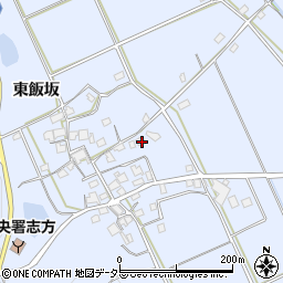 兵庫県加古川市志方町東飯坂183周辺の地図