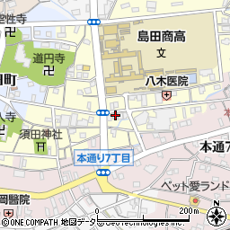 静岡県島田市祇園町8704周辺の地図