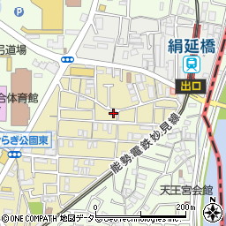 兵庫県川西市美園町13-7周辺の地図