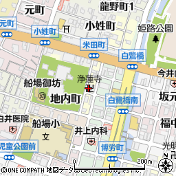 兵庫県姫路市地内町16周辺の地図