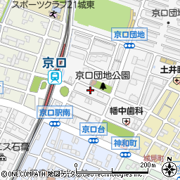 兵庫県姫路市城東町京口台144周辺の地図