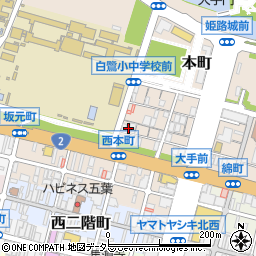 兵庫県姫路市本町30周辺の地図