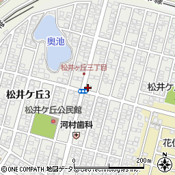 松井ヶ丘はっとり歯科周辺の地図