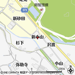 愛知県豊川市御津町豊沢新小山周辺の地図