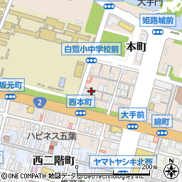 兵庫県姫路市本町31周辺の地図
