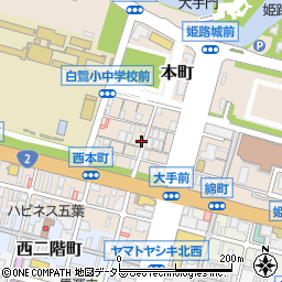 兵庫県姫路市本町49周辺の地図
