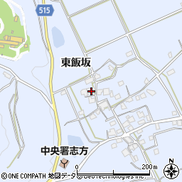 兵庫県加古川市志方町東飯坂262周辺の地図