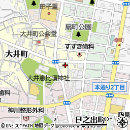 セブンイレブン島田大井町店周辺の地図
