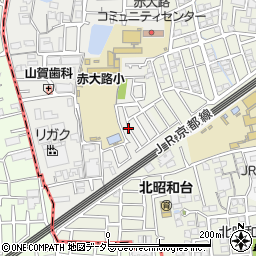大阪府高槻市赤大路町5周辺の地図
