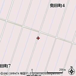 愛知県西尾市奥田町周辺の地図