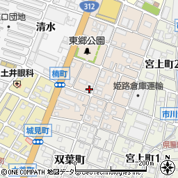 兵庫県姫路市楠町75周辺の地図