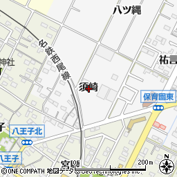 愛知県西尾市吉良町木田須崎周辺の地図