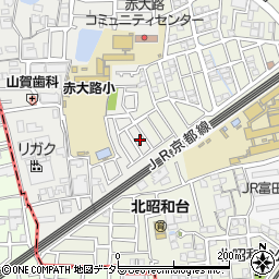 大阪府高槻市赤大路町2周辺の地図