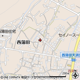 兵庫県姫路市広畑区西蒲田244周辺の地図