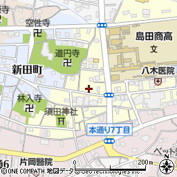 静岡県島田市祇園町8702周辺の地図