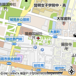 兵庫県姫路市総社本町190-1周辺の地図