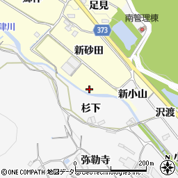 愛知県豊川市御津町豊沢（新杉下）周辺の地図