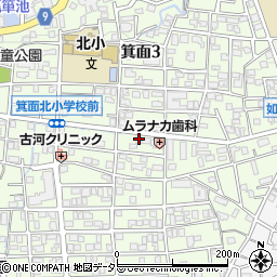 株式会社北大阪日経オリコミ周辺の地図