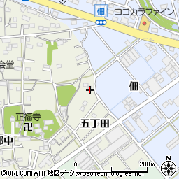 愛知県豊川市白鳥町五丁田43-1周辺の地図